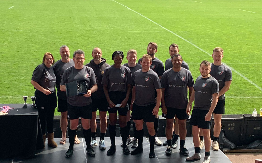 Team Rotherwood Takes Part in the Leicester Tigers Touch Rugby Tournament 