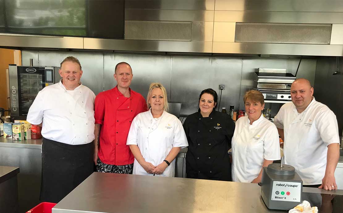 Training Day for Rotherwood Chefs over at Brakes Development Kitchen 